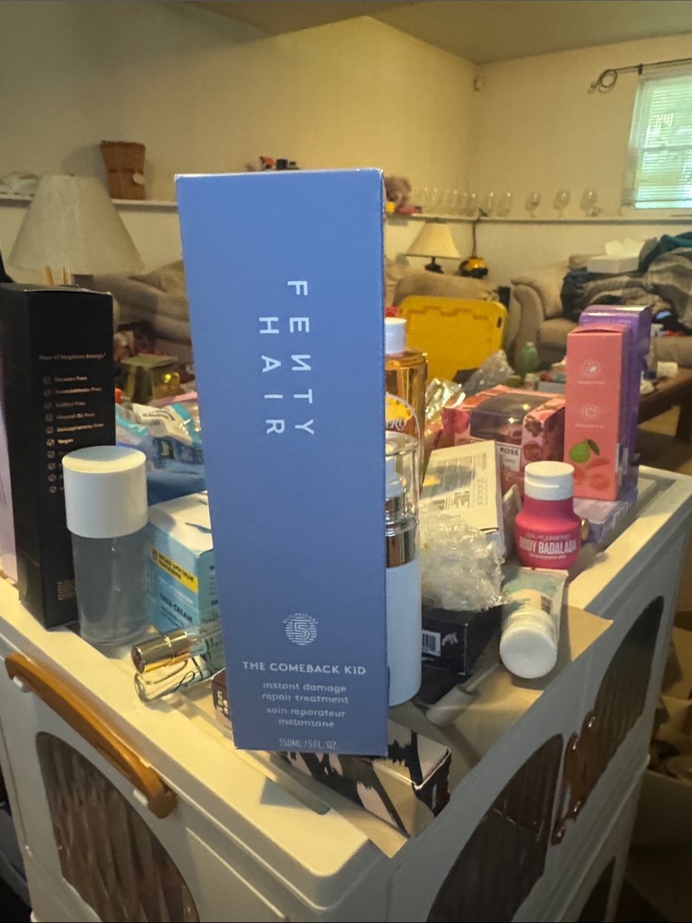 Fenty Beauty Hair Conditioner - Periwinkle Blue Box